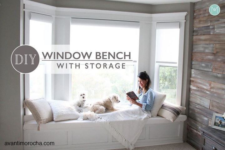 How To Build A Diy Window Bench With Storage Hometalk