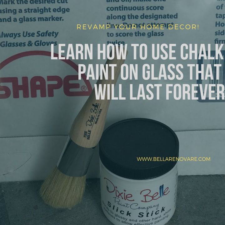 aprenda a usar tinta de giz em vidro que dura para sempre