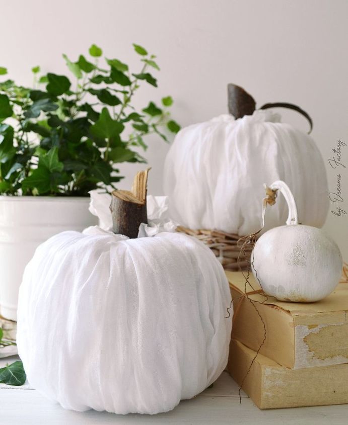 diy no sew fabric pumpkins ready in just 5 minutes
