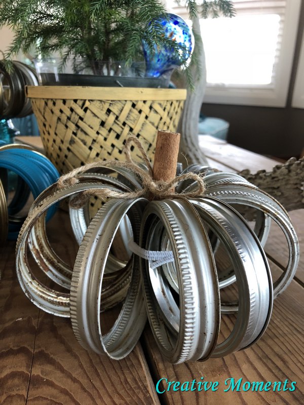 calabazas con anillos para conservas