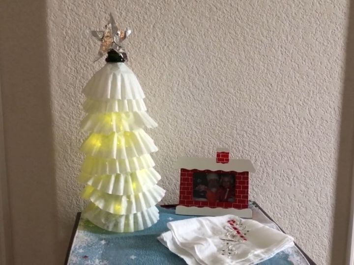 filtros de caf para decorao de natal