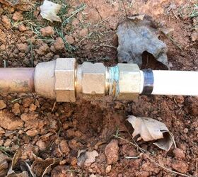 repairing and replacing our in ground water pipe