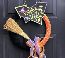 halloween witch wreath