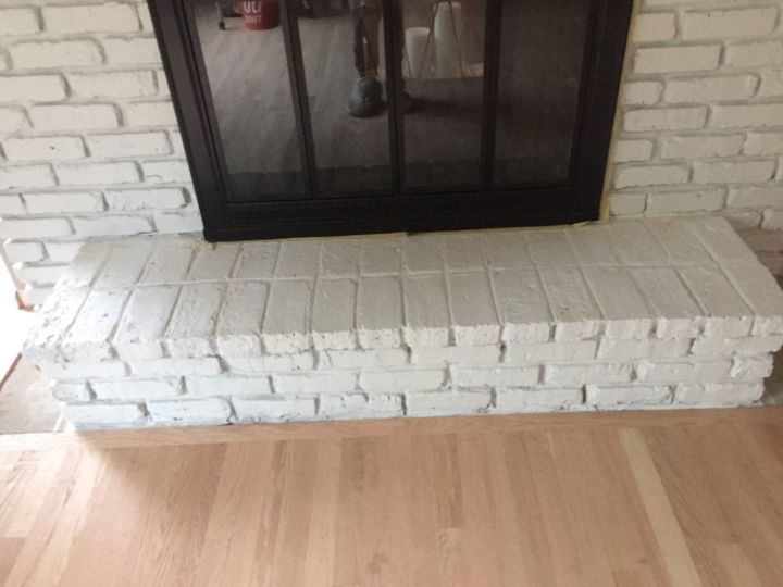 q fireplace surround flooring