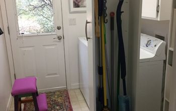 Roll Out Broom Storage and Small Update to My Laundry Room.