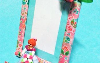 Cinderella Photo Frame, Princess Playmobil, in Shades of Pink and Blue