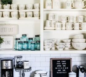 quick easy coffee bar makeover