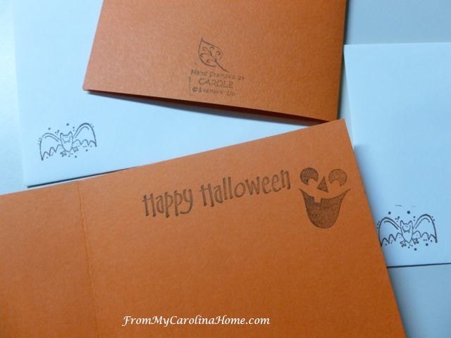 tarjetas de halloween con sello rpido