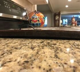 how to repair warped wooden stovetop cover