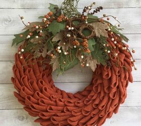 Petal Pumpkin Wreath