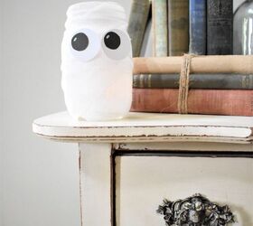 cute simple halloween mummy jars