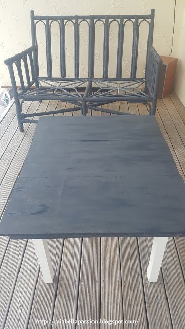 deck side table makeover