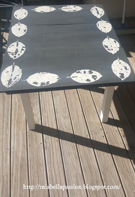 deck side table makeover
