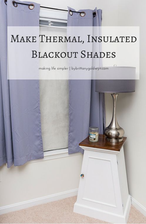 s 15 ways to get your home ready for winter, Make thermal insulated blackout shades