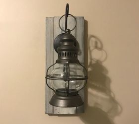 DIY Lighted Wall Sconce