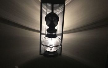Lámpara de pared iluminada DIY