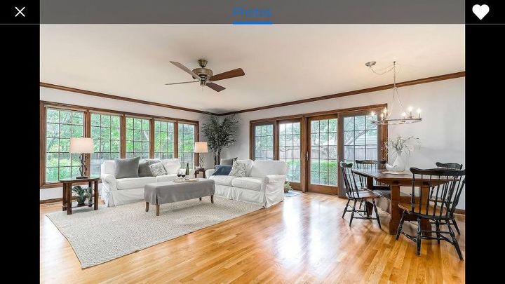 how do we modernize the look with this huge brick fireplace