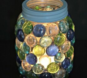 how to make a beautiful glass gem lantern
