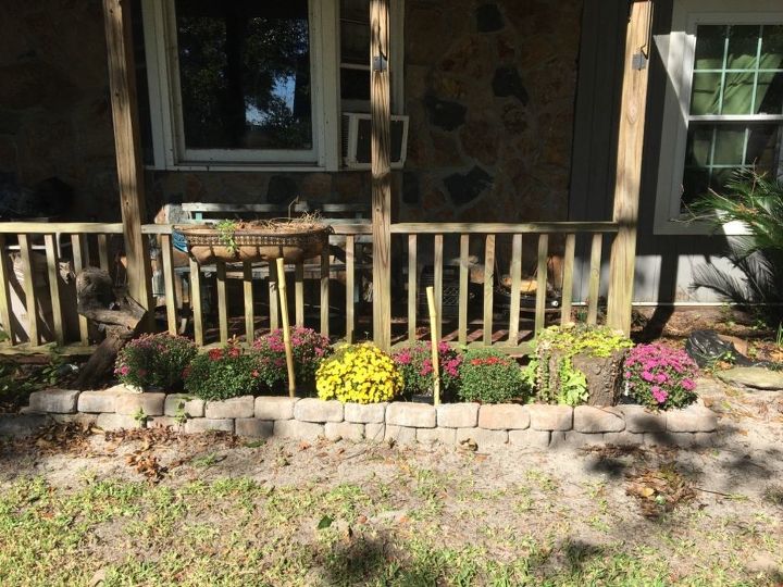 q how much space do i leave from soil to top of brick