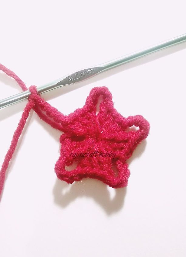 crochet christmas star ornament