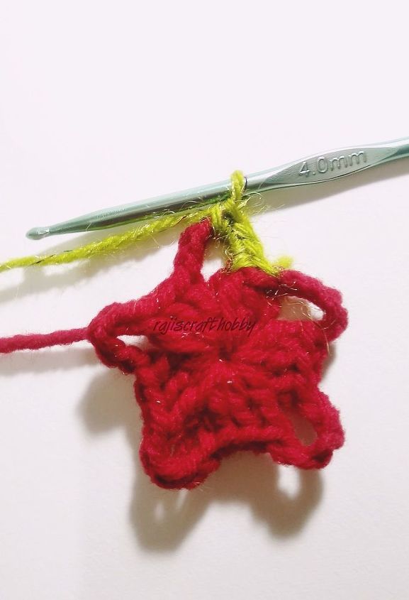 crochet christmas star ornament