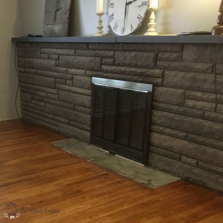 yes you can paint a stone fireplace
