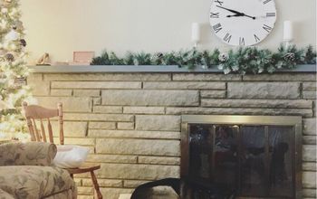 Yes, You Can Paint a Stone Fireplace!