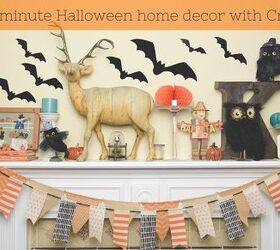 last minute halloween home decor with cricut