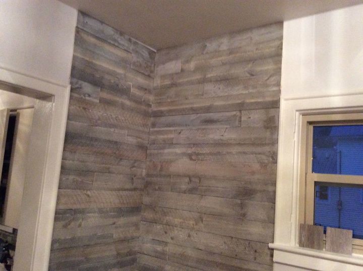 q how to finish my shiplap wall