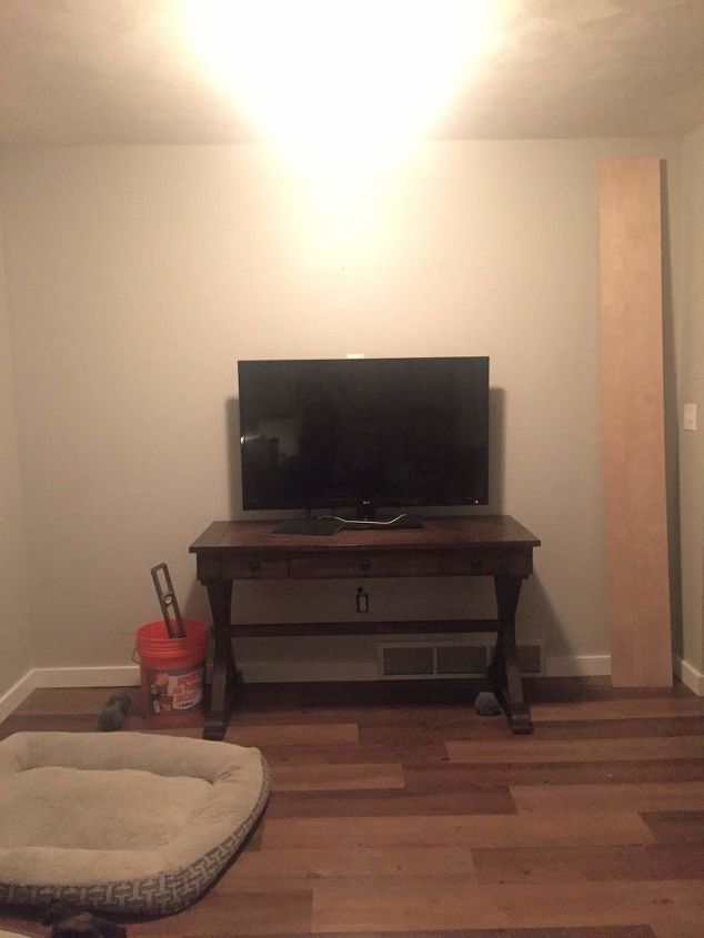 diy faux brick accent wall tutorial with whitewash