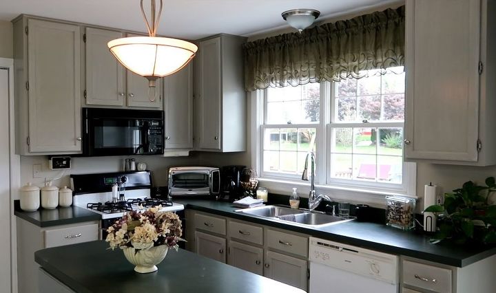 Diy Distressed Kitchen Cabinets Hometalk,Lowes Valspar Gray Paint Colors