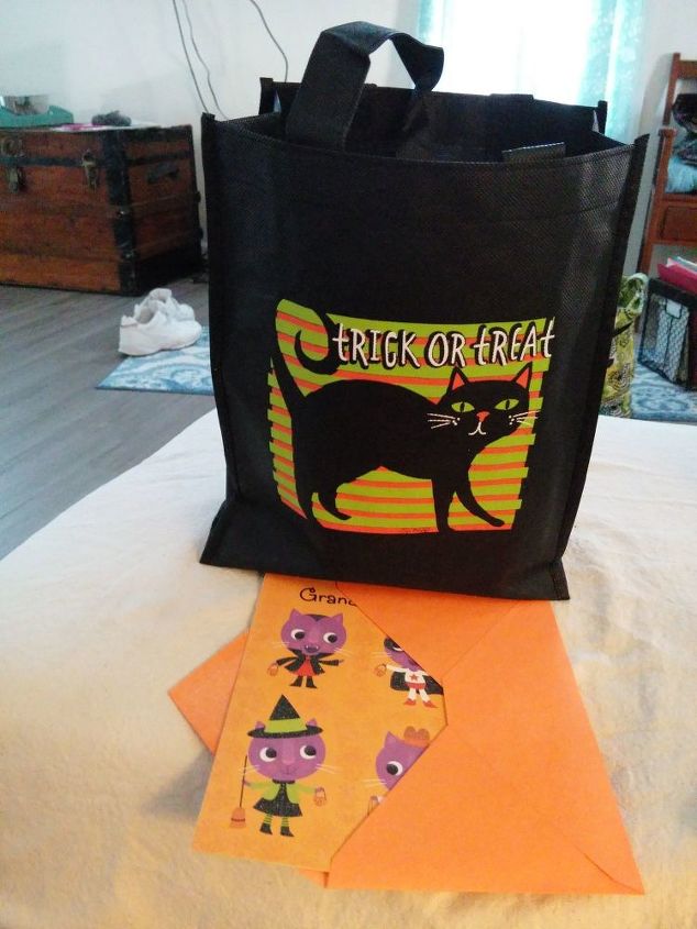 a special halloween treat bag for my granddaughter
