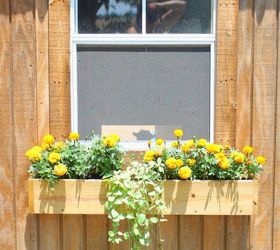 building a flower box for a garden shed she shed or chicken coop