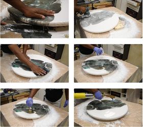 how to make a epoxy resin table top