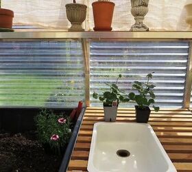 an easy and water saving diy potting bench sink