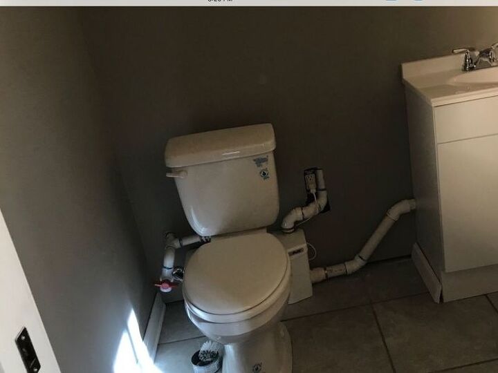 q trying once again bathroom plumbing eye sore cover up
