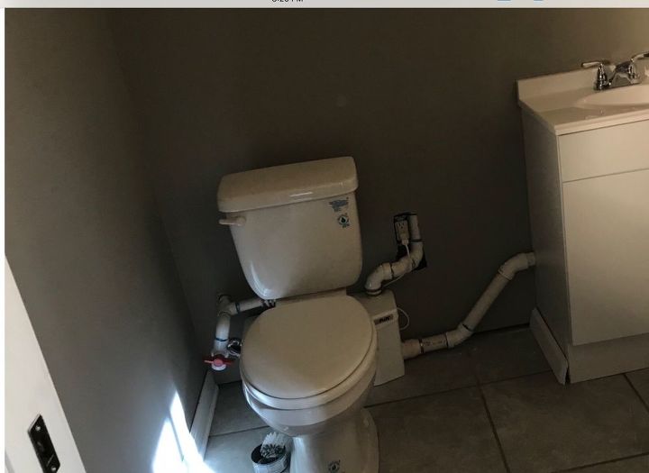 q trying once again bathroom plumbing eye sore cover up