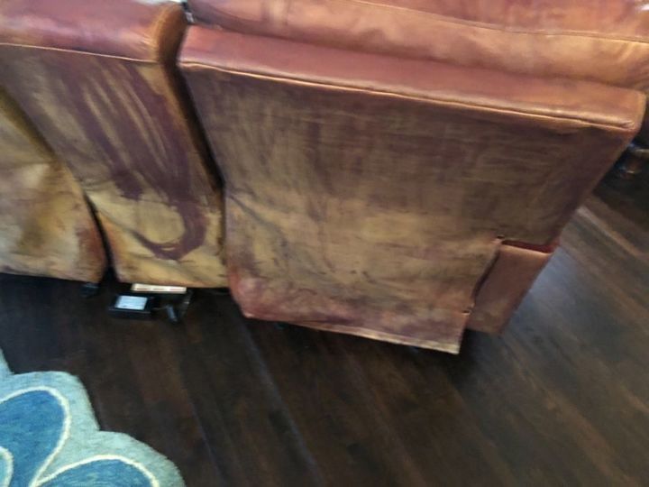redo that old leather couch