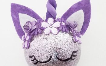 DIY Animales de adorno con bolas de purpurina