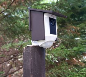 how to make a birdhouse slipcover for a outdoor security camera