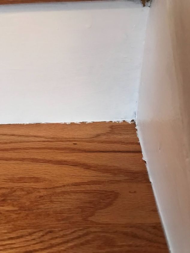 q is it okay to caulk stairway treads and risers with the trim