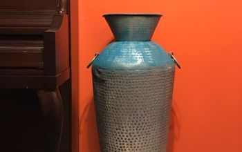 Brighten Up Old Metal Vase