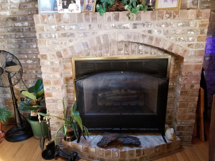q how to redo a fireplace