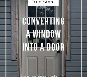 How We Converted a Window Into a Door