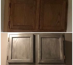 repurpose cabinet for bathroom storage, Before and after
