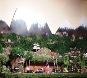 semi permanent indoor gnome village