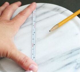 how to make a marble paper towel holder