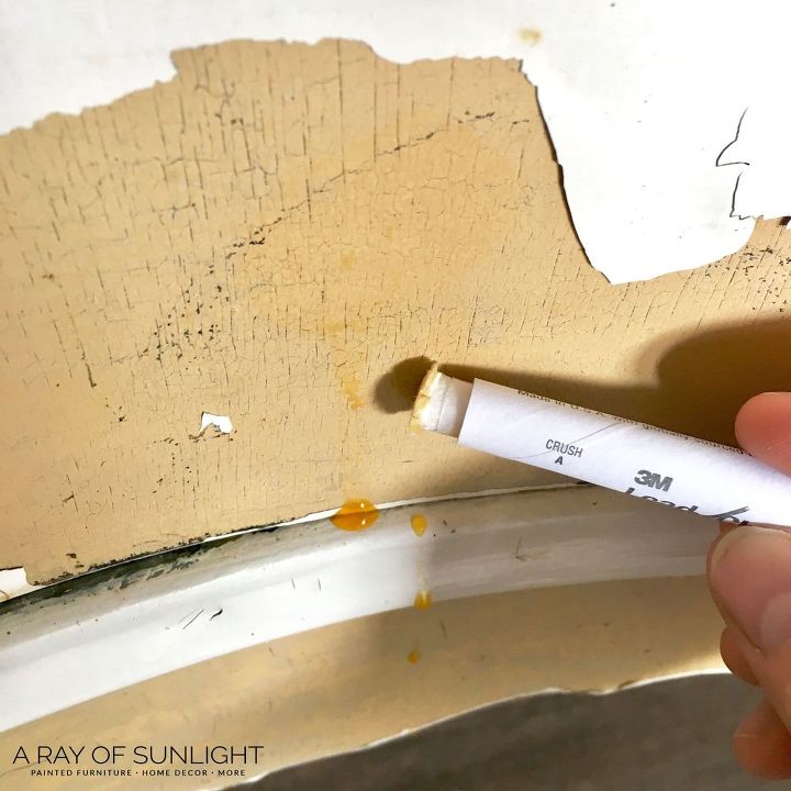 how to remove paint from wood furniture