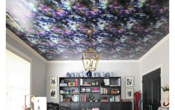 How to Hang Peel and Stick Wallpaper on a Ceiling