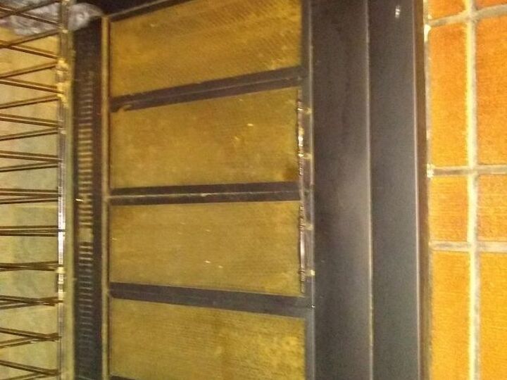 q how do i replace fireplace front simple and cheap